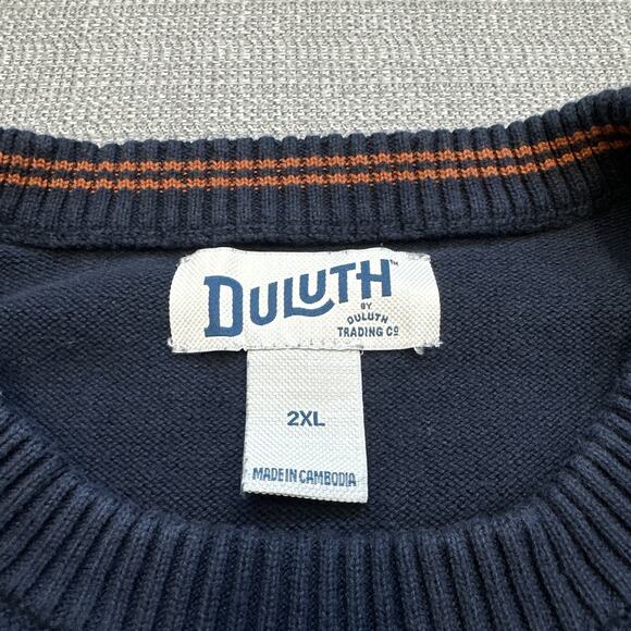 Duluth Sweater Mens 2XL Crewneck Pullover Lightweight Casual Cotton Blend‎ - Picture 2 of 8